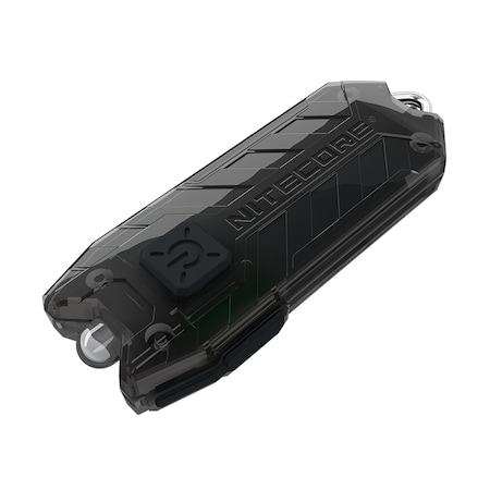 TUBE V2.0 55 Lumen USB Rechargeable Keychain Flashlight (Black)